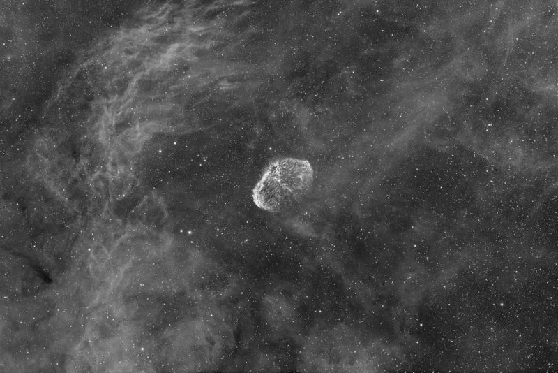 NGC 6888 Crescent Nebula and the Soap Bubble