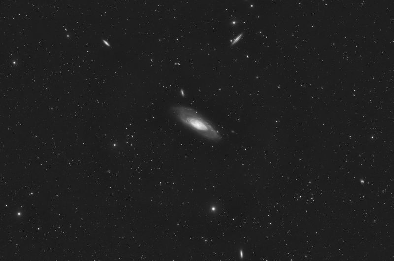 M106 galaxy area