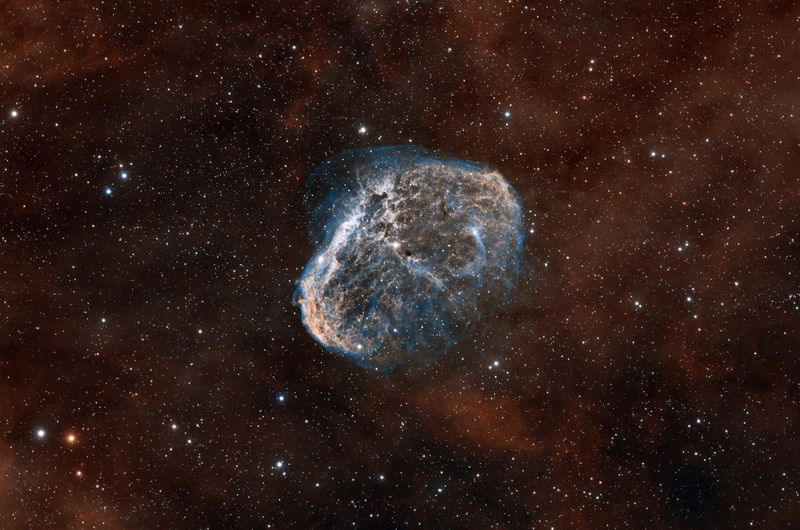 NGC 6888 Bicolor crop
