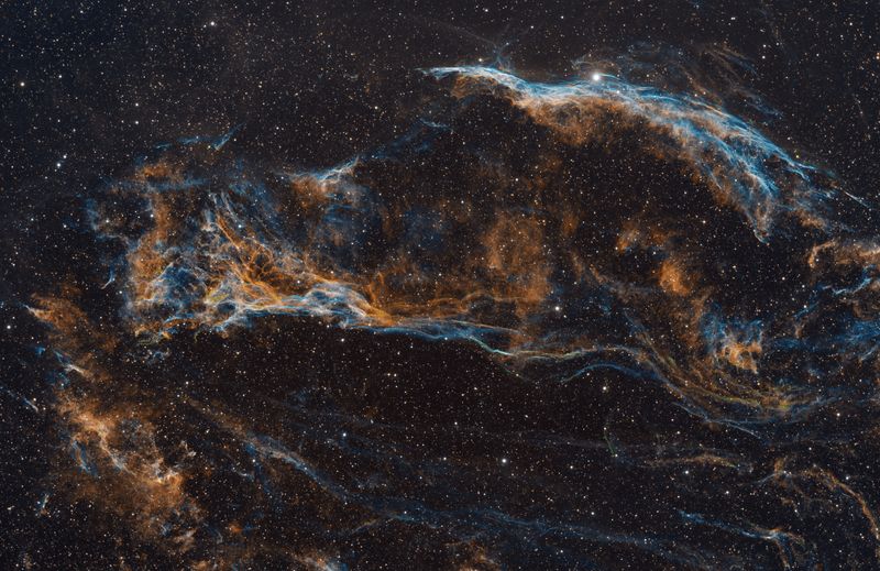 The Witches Broom and Pickering's Triangle (Fleming's Triangular Wisp) Hubble Palate