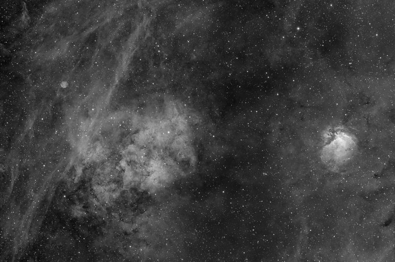SH2-116 SH2-115 SH2-112 and  Abell 71 Planetary Nebula