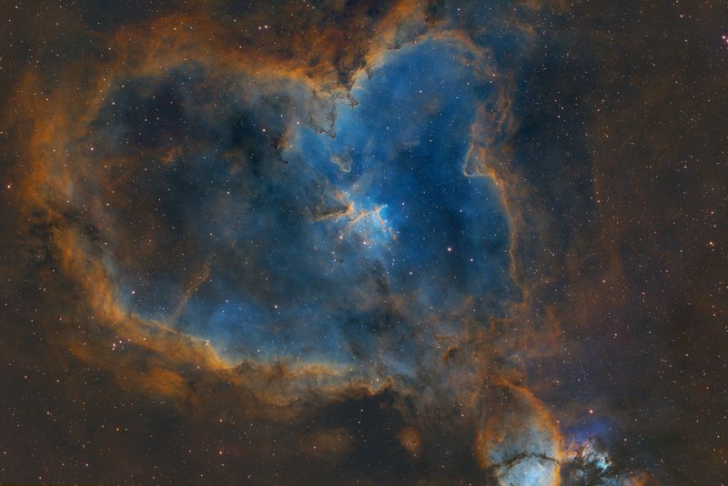 Heart Nebula in SHO 