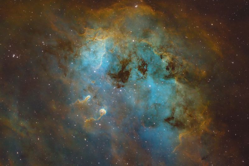 Tadpoles Nebula center crop reprocessed