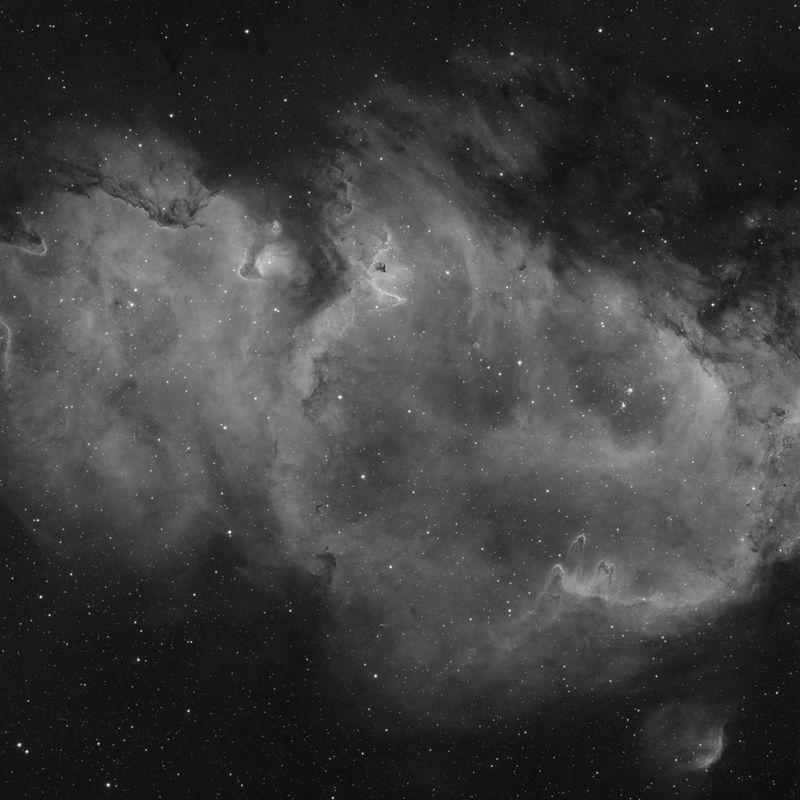 IC 1847 The Soul Nebula in Ha crop