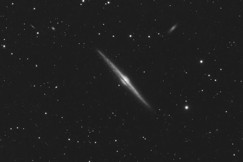 Edge on spiral galaxy NGC 4565  (reprocessed)