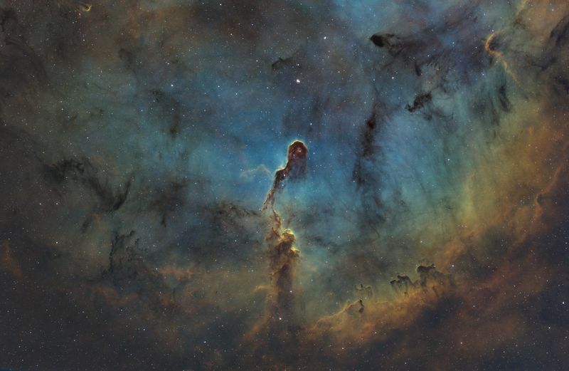 Elephant Trunk Nebula SHO
