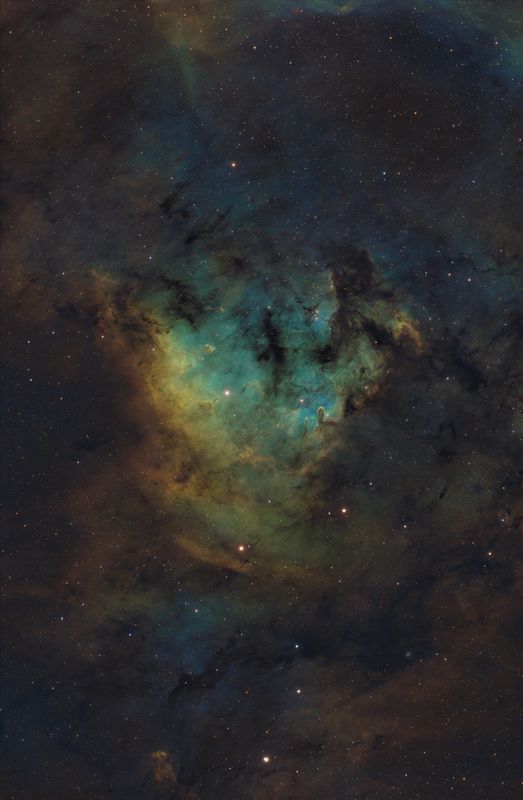 NGC 7822 in SHO palette