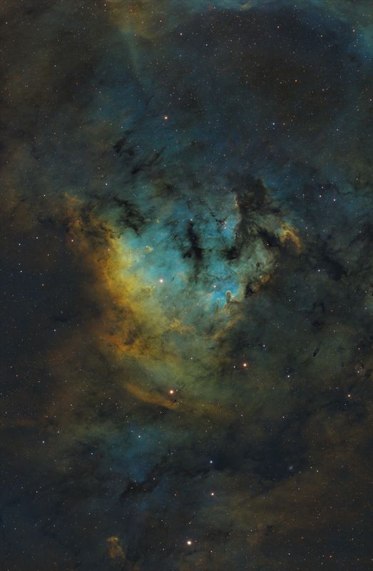 NGC 7822 in SHO palette
