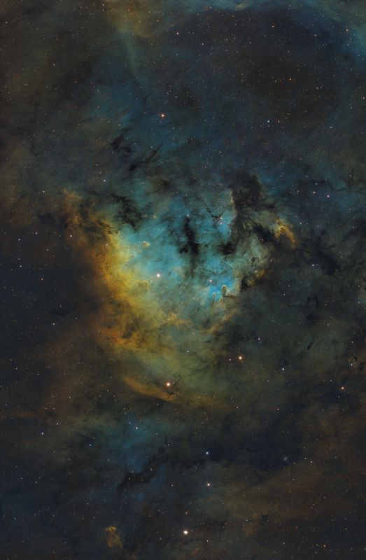 NGC 7822 in SHO palette