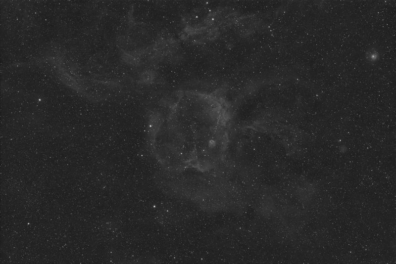 SH2-284 the Little Rosette in Monoceros SII stage1