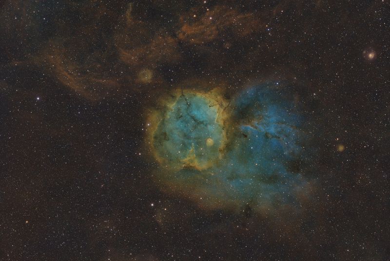 SH2-284 the Little Rosette in Monoceros SHO
