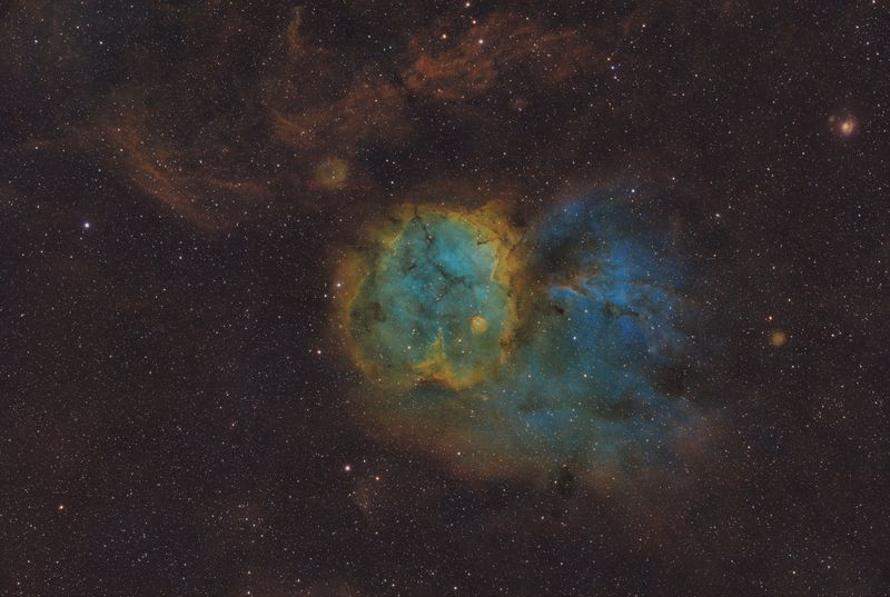 SH2-284 the Little Rosette in Monoceros SHO