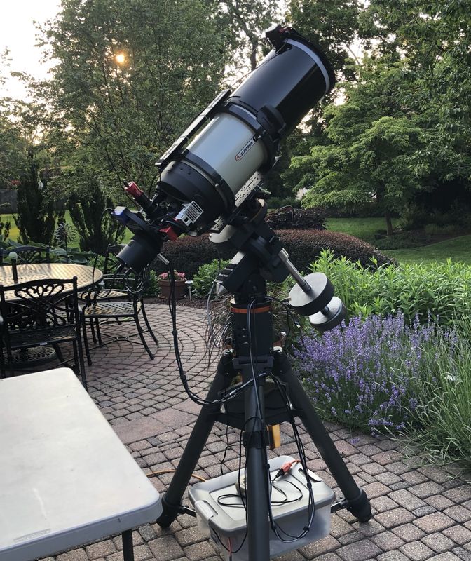 Celestron C8 Edge imaging rig