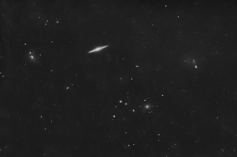 NGC891 area and Abell 437 galaxy cluster