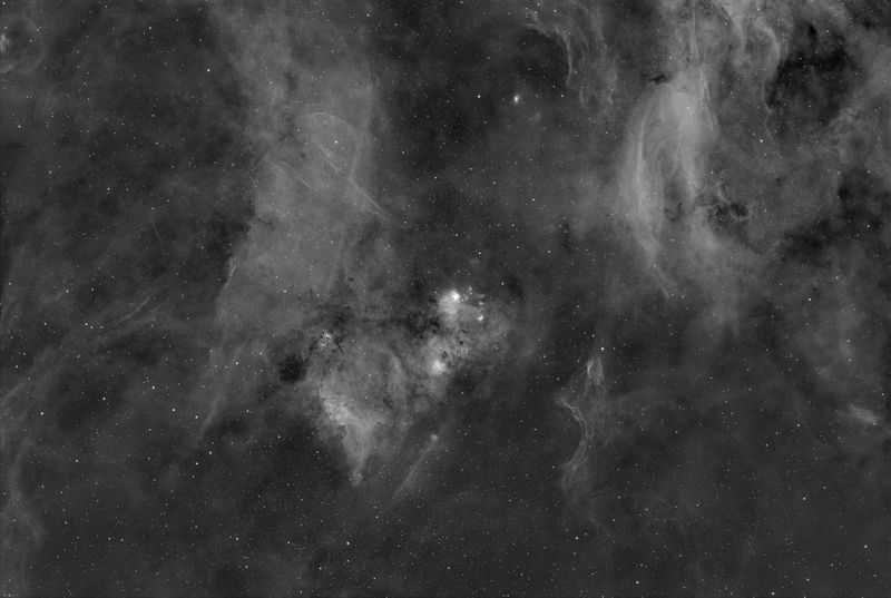 NGC 6857 area in Ha