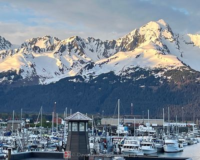 HARBOR AND MOUNTAINS