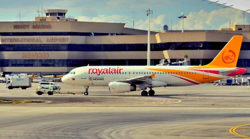 royalair Airbus A320CEO, RP-C7936, Towed