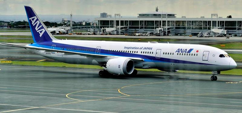 ANA, Boeing B-787-9, JA925A, Arriving at Gate