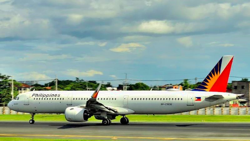 Philippines Airbus A321NEO, RP-C9930, Landing