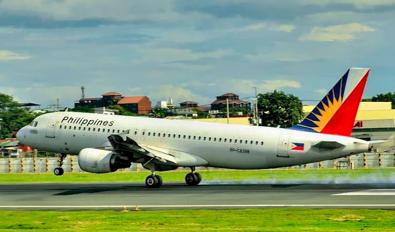 Philippines Airbus A320CEO, RP-C8898, Landing