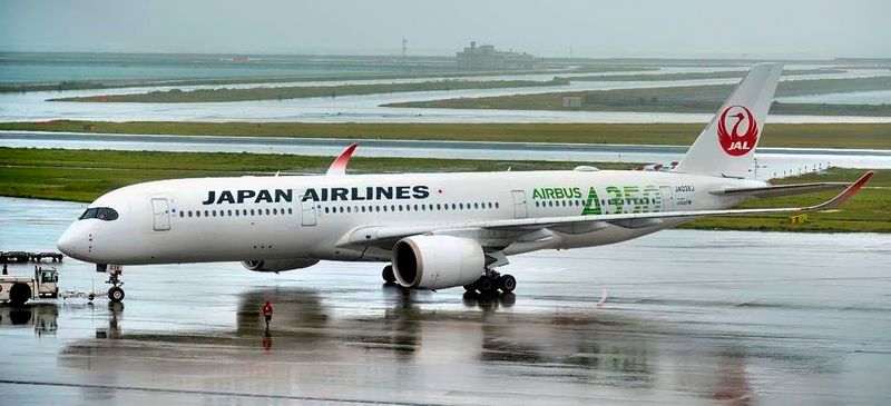JAL, Airbus A350-900, JA 03XJ, Pushback