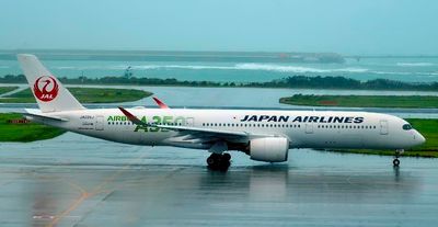 JAL Airbus A350-900, JA03XJ, Green,Taxi to TO