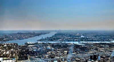 Oil Refineries, Aerial