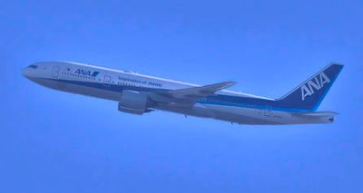 ANA, Boeing B-777/200, JA741A, Climbing From Haneda