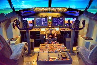 Boeing, B-737/400, Cockpit