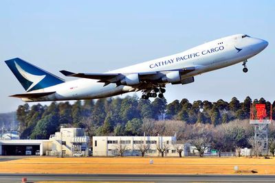 Cathay Pacific Cargo, Boeing B-747/400, B-LIB, Take Off