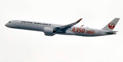 JAL, Airbus A350-1000, JA01WJ, Climbing To NY