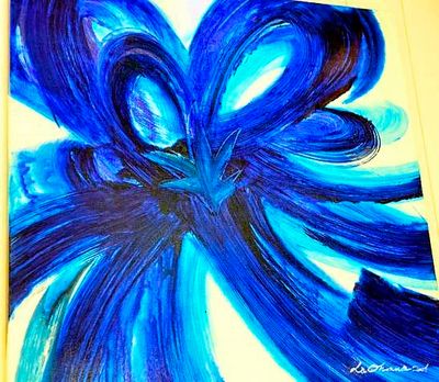 Blue Lace, Painting
