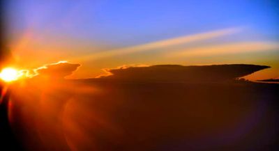 Sunset at 41,000Ft