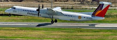 Phillipines Airlines, DHC-8, RP-C5912, Take Off