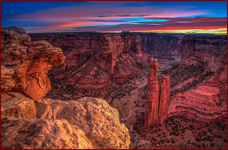 Sunrise Spider Rock