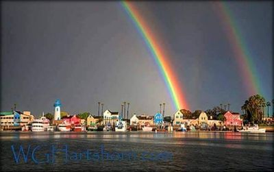Marina Del Rey Double Rainbow