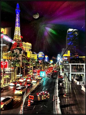 Las Vegas Strip Auroras