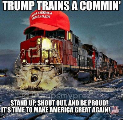 Trump Train Is Enroute