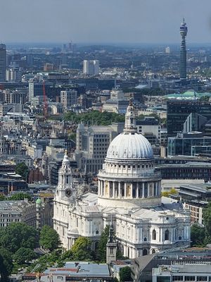 St Pauls as Seen from the Fenchurch Building