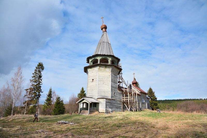 Karelia, Vegoruksa, Church of St. Nicholas the Wonderworker, 1750