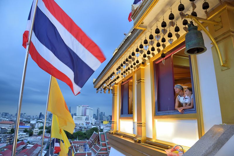 Bangkok, Wat Saket