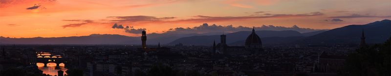 Florence view from Piazzale Michelangelo