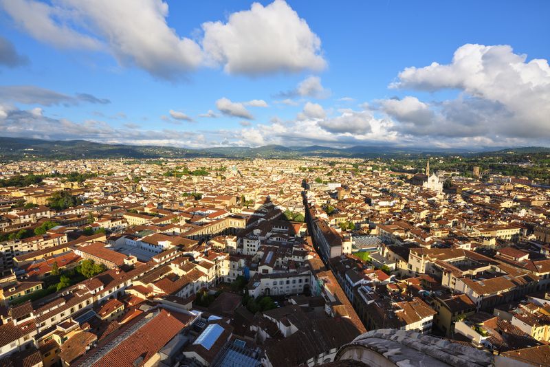 Florence, view from the dome of the Cathedral of Santa Maria del Fiore