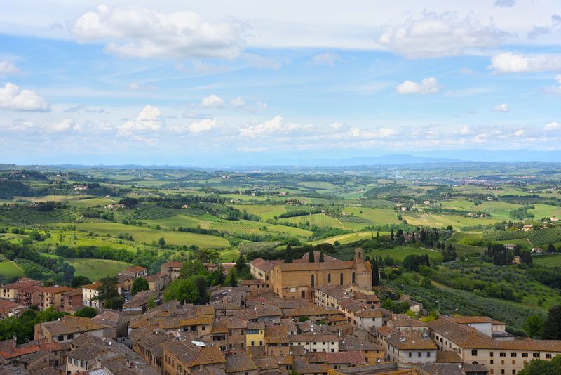 San Gimignano, view from Torre Grossa