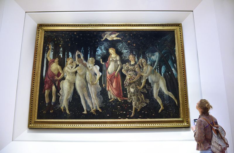 Uffizi Gallery, Sandro Botticelli, Primavera, 1482