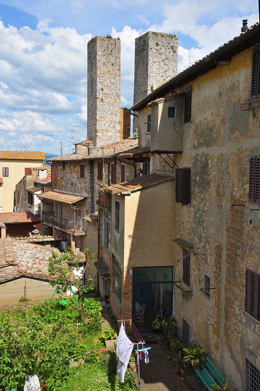 San Gimignano, some courtyard