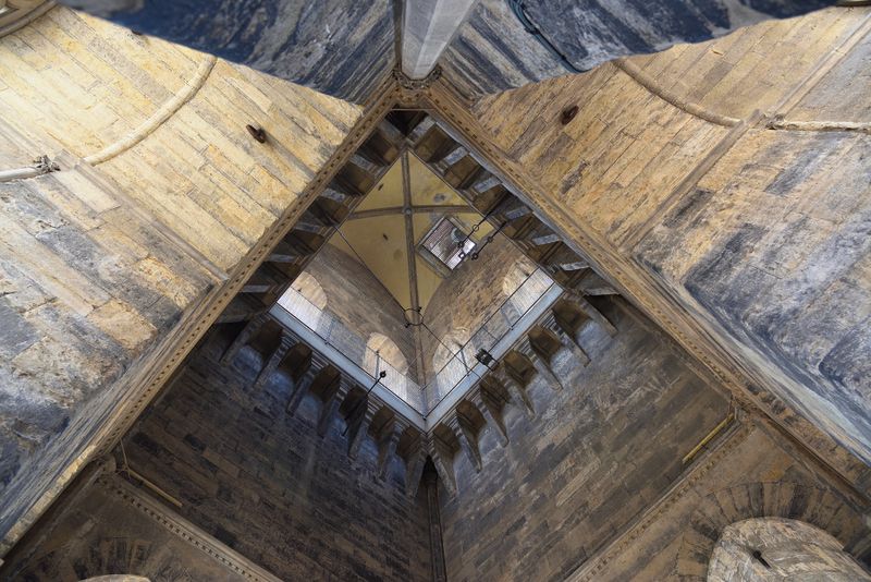 Florence, inside the Giotto's Bell Tower 