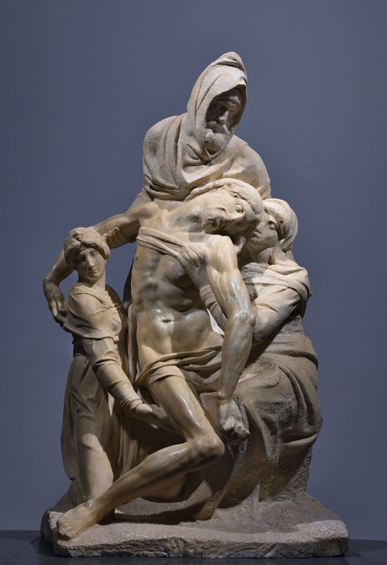 Florence, Museo dell'Opera del Duomo, The Piet by Michelangelo, 1547-1555 (unfinished)