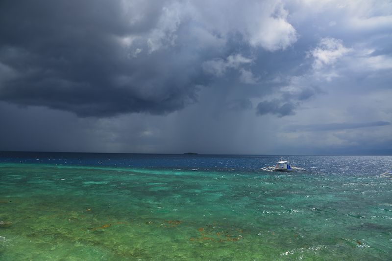 Philippines, Cebu island, Moalboal, Panagsama beach