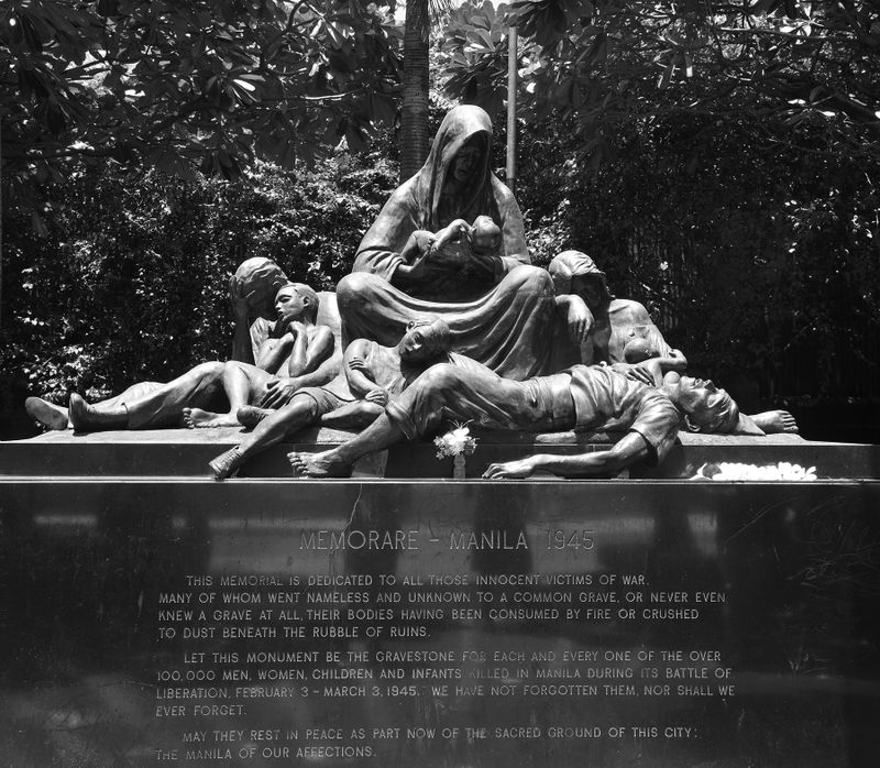 Monument to the victims of The Manila massacre, 1945